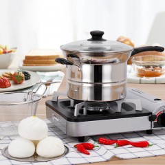 Casserole multifonction en acier inoxydable épaissi