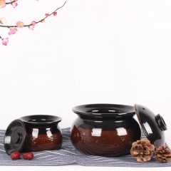Casserole de soupe en céramique de style chinois 1L