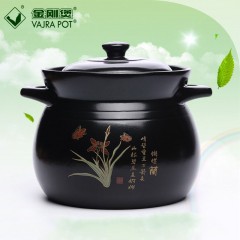 Casserole à  soupe en céramique  résistant aux hautes températures  cuisson à gaz