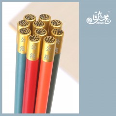 Baguettes en alliage de metaux 5 couleurs 25cm