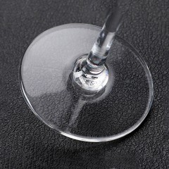 Coupe à champagne en plastique transparent  165mL