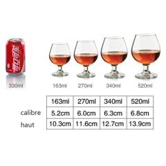 Verres à vin de style européen transparents