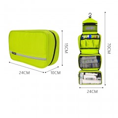 Trousse de toilette pliable Denor en nylon grande capacité 24*10*15cm