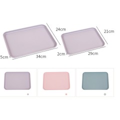 Plateau rectangulaire en plastique