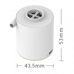 Mini pompe à air electrique Batteries au lithium rechargeable USB TYPE C