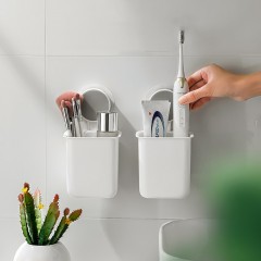 Porte-brosse à dents de style japonais sans trace et sans perforation type mural