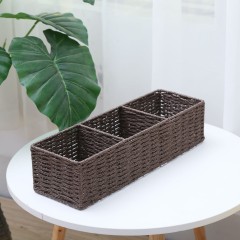 Boîte de rangement en rotin fait à la main