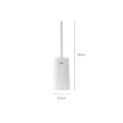 Brosse de toilette à long manche deux pièces en laine douce suspension murale