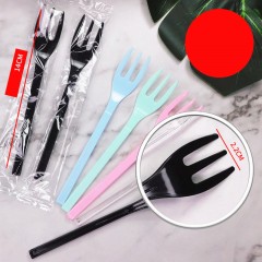 Fourchette épaissie  jetable  en plastique