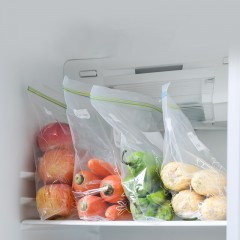 Sac de congélation scellé épais et jetable en LDPE transparent