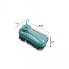 Brosse de nettoyage à poils doux distributeur de savon avec sangle à accrocher