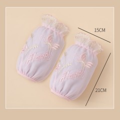 Manches bras en dentelle broderie