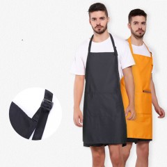 Tablier antisalissure avec poche polyester coton col suspendu
