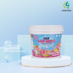 Savon en  poudre àpour lessive concentré dans un seau de 5L
