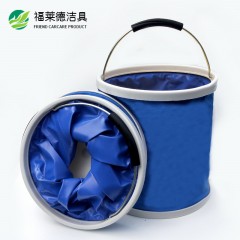 Seau à eau pliable portable multifonction