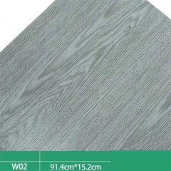 Plancher imitation bois grain PVC auto-adhésif