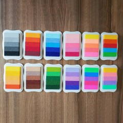 Junesix Tampon encreur en éponge fine couleur gradué