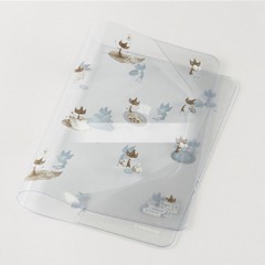 Couverture de cahier en PVC transparent