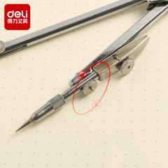 Deli Boussole en métal avec noyau de plomb de 0,7 mm