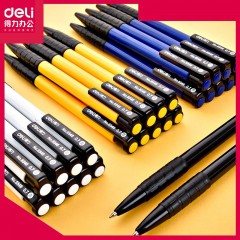 Deli 6546 Stylo à bille encre bleu 0.7 mm