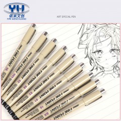Stylo de dessin pour croquis noir pointe fine stylo imperméable