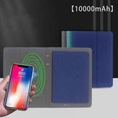 Cahier de note intelligent sans fil/filaire rechargeable PU cuir artificiel pliable