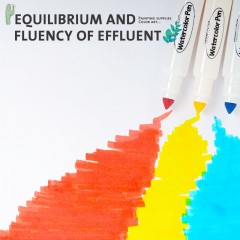 Boîte à crayons aquarelle solubles dans l'eau pour enfants