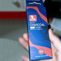 Bâtonnets de charbon de bois pour esquisse