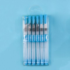 Ensemble stylo-pinceaux de 6 pièces avec tête de stylo en nylon