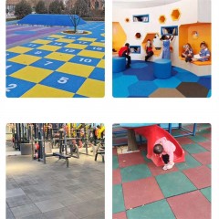 Dalle en caoutchouc pour salle de sport Absorpant les chocs