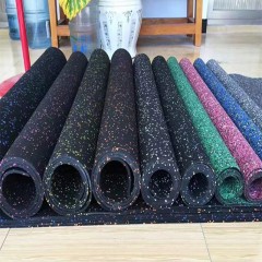 Tapis de plancher en caoutchouc amortissant, antidérapant et acoustiqu