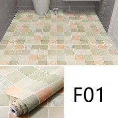 Papier de sol autocollant étanche pour la cuisine et salle de bain