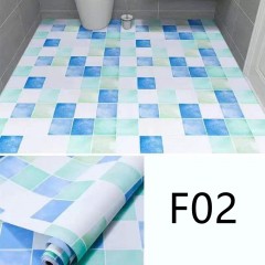 Papier de sol autocollant étanche pour la cuisine et salle de bain