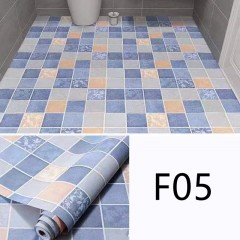 Papier de sol autocollant étanche pour la cuisine et salle de bain