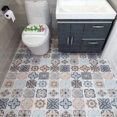Papier de sol autocollant étanche pour la cuisine et salle de bain