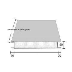 Panneau sandwich en acier de couleur mousse Isolation thermique ignifuge