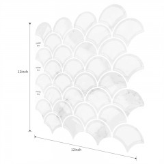 Papier auto-adhésifs pour mur Imperméable à l'huile pour la cuisine et salle de bain