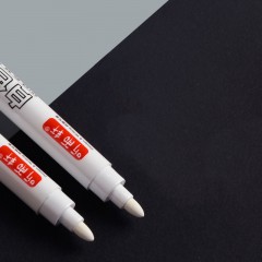 Marqueur blanc étanche à pointe en fibre 5mm 10pcs/boîte