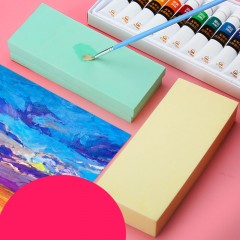 Pinceaux pour gouache et aquarelle avec éponge absorbante pour la peinture