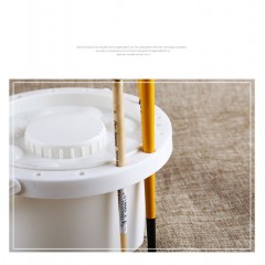 Seau aquarelle multifonction portatif rond
