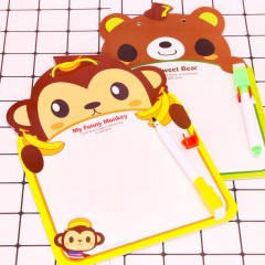 Tableau blanc double face pour enfants