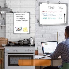 Tableau blanc suspendu à double face  pour enfants à domicile