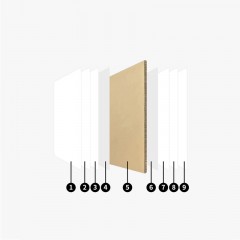 Tableau blanc suspendu à double face  pour enfants à domicile