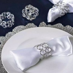 Anneau Porte-serviette de  décoration intérieure avec  cristal