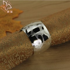 Boucle de serviette en cuir de type tambour