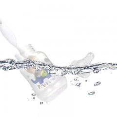 Biberon pour bébé 150ml PP avec embouchure en plastique anti-chute