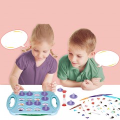 Ensemble de jouets pour l'entraînement de la mémoire (1* base de jeu + 10* cartes + 16* couvercles + 1 sablier)