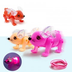 Jouet électrique modèle de souris marchant avec lumière et musique