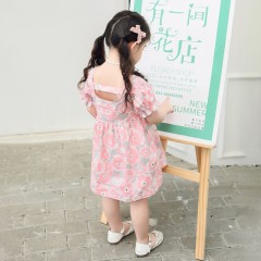 Robe fleurie pour petite  fille