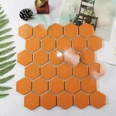 Mosaïque de céramique Décoration murale motif en forme hexagonale
